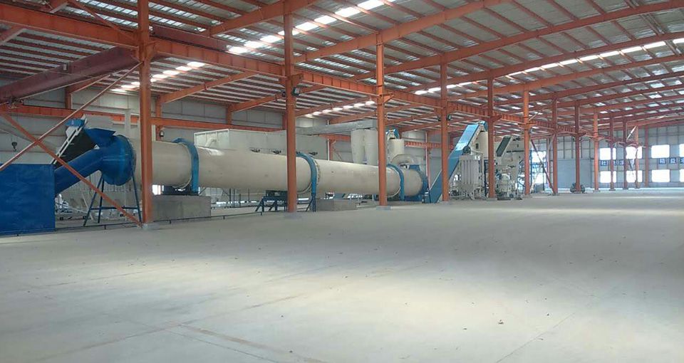 Secador rotatorio de biomasa en Anhui